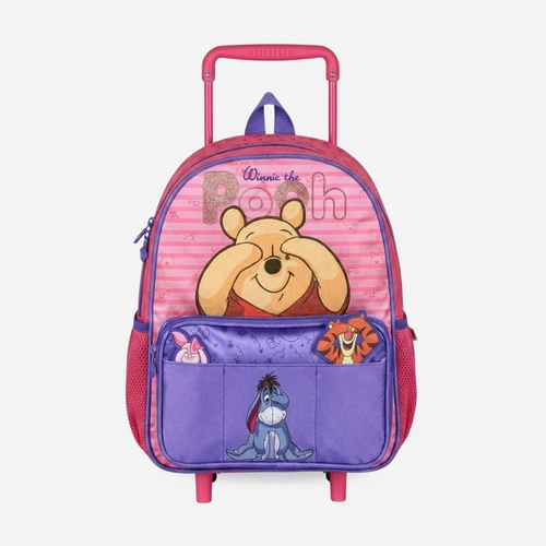 Mochila de Rodinhas Ursinho Pooh Disney Original Clio Style