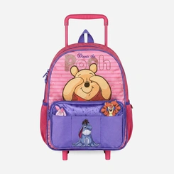 Mochila de Rodinhas Ursinho Pooh Disney Original Clio Style