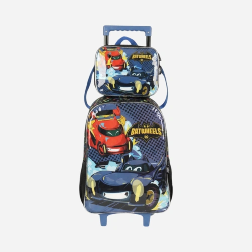 Kit Mochila De Rodinhas E Lancheira Batwheels Luxcel