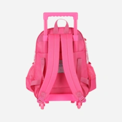 Kit Mochila De Rodinhas E Lancheira Unicórnio Luxcel