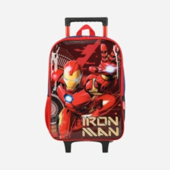 Kit Mochila De Rodinhas E Lancheira Personagens Vingadores Luxcel