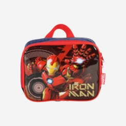 Kit Mochila De Rodinhas E Lancheira Personagens Vingadores Luxcel