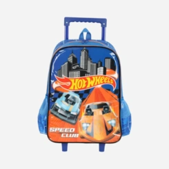 Kit Mochila De Rodinhas E Lancheira Hot Wheels Luxcel