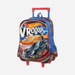 Kit Mochila De Rodinhas E Lancheira Hot Wheels Luxcel
