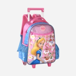 Mochila de Rodinhas Alice no País das Maravilhas Disney Original Clio Style