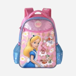 Mochila de Costas Infantil Alice no País das Maravilhas Disney Original Clio Style