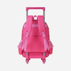 Mochila Rodinha Escolar Princesas Mágicas Rosa Clio Menina