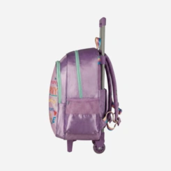 Mochila Infantil Juvenil Carrinho E Costas Clio Style Lilás