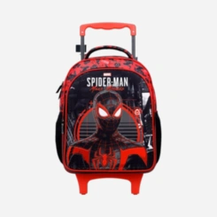 Kit Mochila De Rodinhas E Lancheira Homem Aranha Miles Xeryus