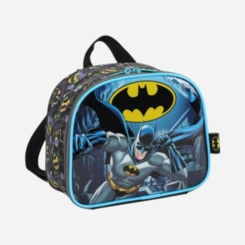 Kit Mochila De Rodinhas E Lancheira Batman Luxcel