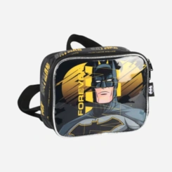Kit Mochila De Rodinhas E Lancheira Batman Luxcel