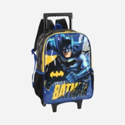 Kit Mochila De Rodinhas E Lancheira Batman Luxcel