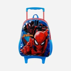 Kit Mochila De Rodinhas E Lancheira Homem Aranha Xeyus