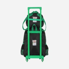 Kit Mochila De Rodinhas E Lancheira Hulk E Homem De Ferro Luxcel