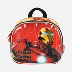 Kit Mochila De Rodinhas E Lancheira Hulk E Homem De Ferro Luxcel
