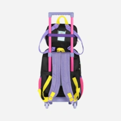 Kit Mochila De Rodinhas E Lancheira Unicórnio Luxcel