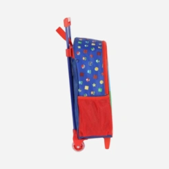 Kit Mochila De Rodinhas E Lancheira Super Mario Luxcel
