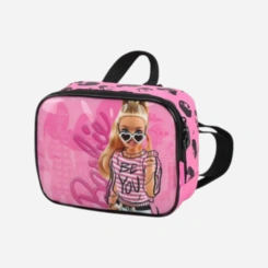 Kit Mochila De Rodinhas E Lancheira Barbie Luxcel
