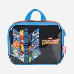 Kit Mochila De Rodinhas E Lancheira Mech Strike Luxcel