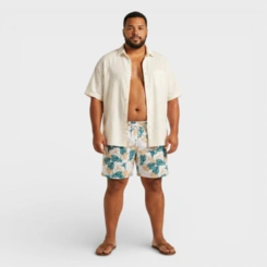 Bermuda Masculina Plus Size Estampada Costa Boy