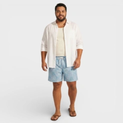 Bermuda Masculina Plus Size Estampada Costa Boy