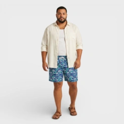 Bermuda Masculina Plus Size Estampada Costa Boy