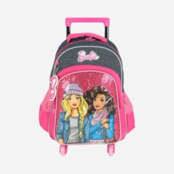 Kit Mochila De Rodinhas E Lancheira Barbie Luxcel