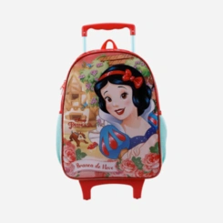 Mochila Infantil De Rodinhas Branca De Neve Xeryus