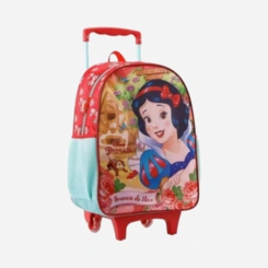 Mochila Infantil De Rodinhas Branca De Neve Xeryus