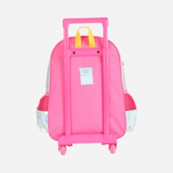 Mochila Infantil Com Rodinhas Arco-Íris Luxcel