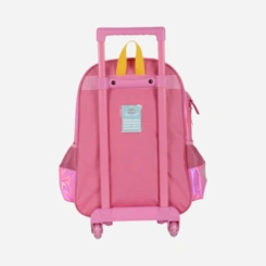 Mochila Infantil Com Rodinhas Arco-Íris Luxcel