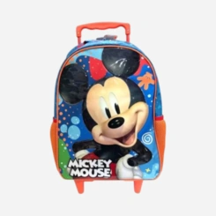 Mochila Infantil Com Rodinhas Mickey Mouse Xeryus