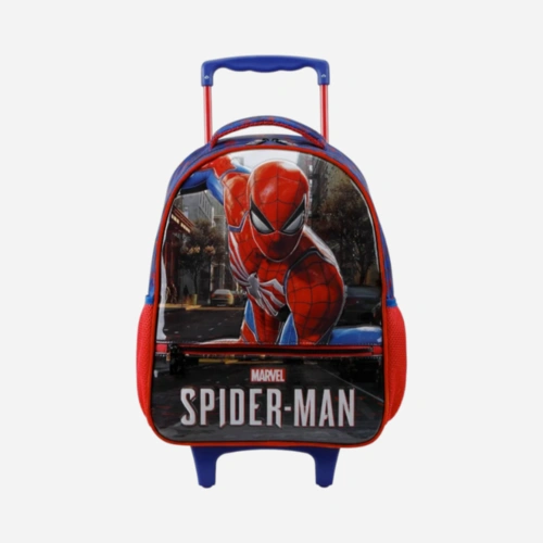 Mochila Infantil Com Rodinhas Homem Aranha Xeryus