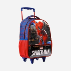 Mochila Infantil Com Rodinhas Homem Aranha Xeryus