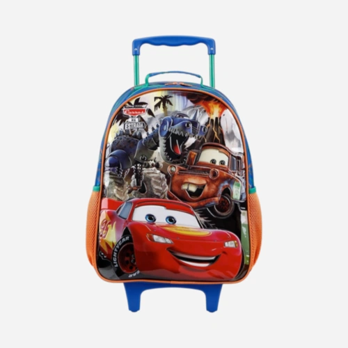 Mochila Infantil Com Rodinhas Carros Xeryus