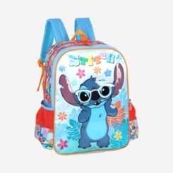 Mochila Infantil De Costas Stitch E Angel Luxcel