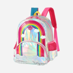 Mochila Infantil De Costas Arco-Íris Luxcel