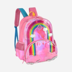 Mochila Infantil De Costas Arco-Íris Luxcel