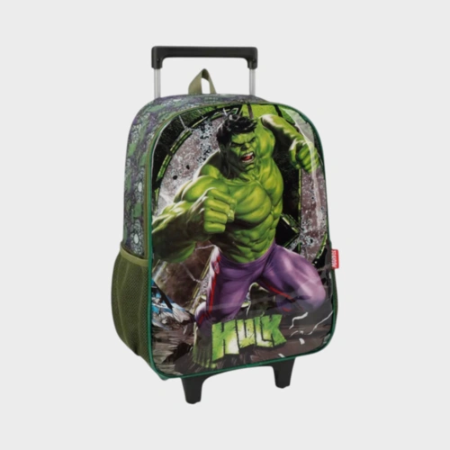 Mochila Infantil De Rodinhas Hulk Luxcel