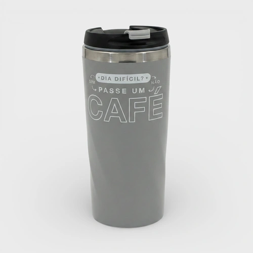 Copo Térmico Com Tampa Café 450ml