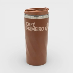 Copo Térmico Com Tampa Café Uatt 450ml