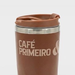 Copo Térmico Com Tampa Café Uatt 450ml