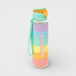 Squeeze Garrafa Plástica Colorir 1L