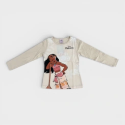 Blusa Manga Longa Infantil Menina Brandili Moana