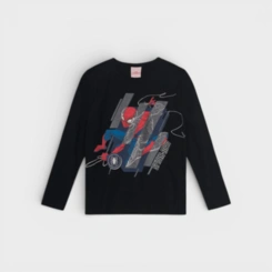 Blusa Manga Longa Infantil Menino Brandili Homem Aranha