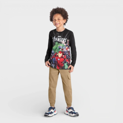 Blusa Manga Longa Infantil Menino Brandili Vingadores