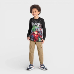 Blusa Manga Longa Infantil Menino Brandili Vingadores