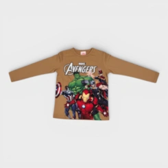 Blusa Manga Longa Infantil Menino Brandili Vingadores
