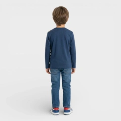 Blusa Manga Longa Infantil Menino Brandili Sonic E Tails