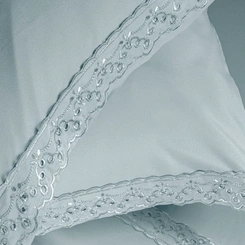 Jogo De Cama Casal Romantic Bordado Inglês Corttex